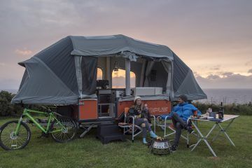 Opus camper trailer tent