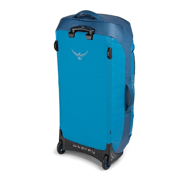 Osprey Rolling Transporter 120 Kingfisher blue back