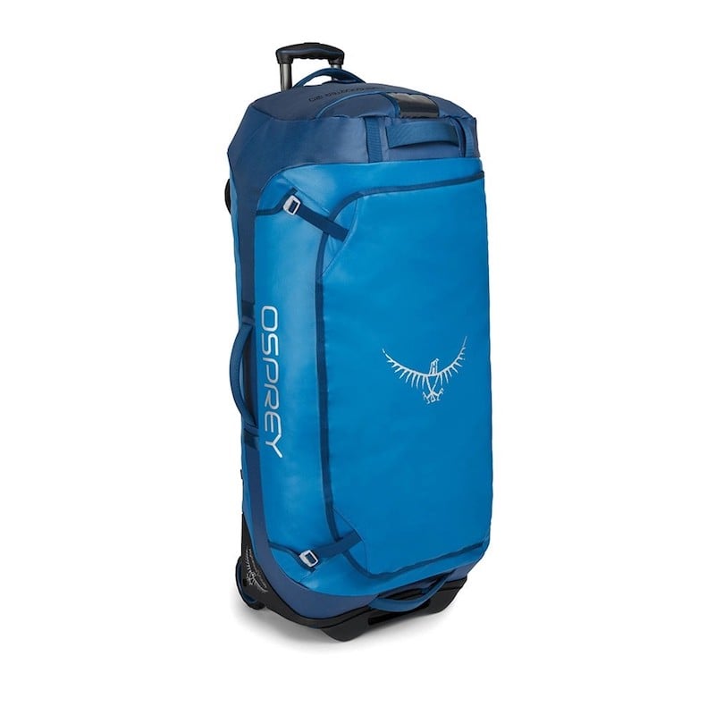 Osprey Rolling Transporter 120 Kingfisher Blue front