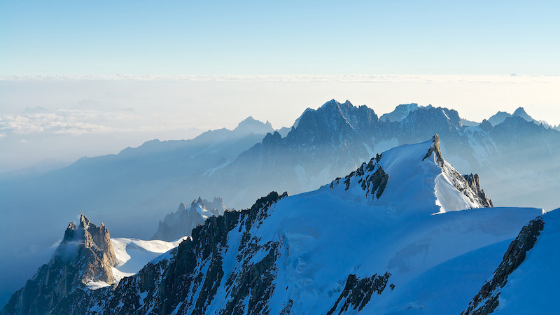 ridge Mont Blanc