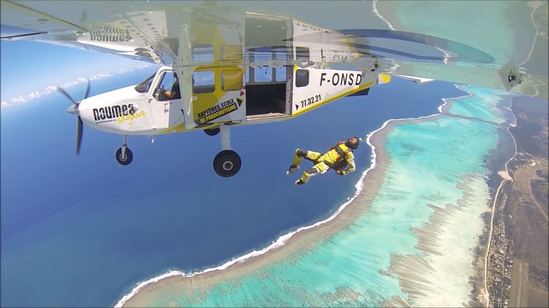 skydiving - New Caledonia