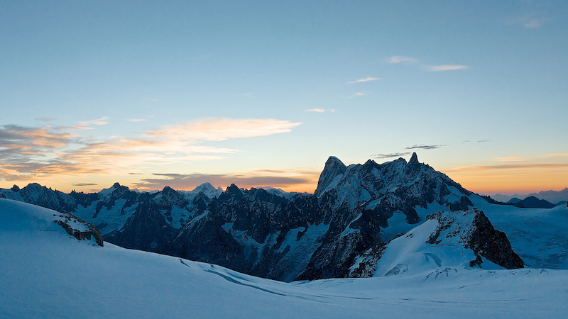 sunrise the Alps