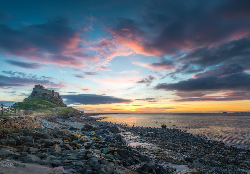 holy island circuit - best winter uk walking routes