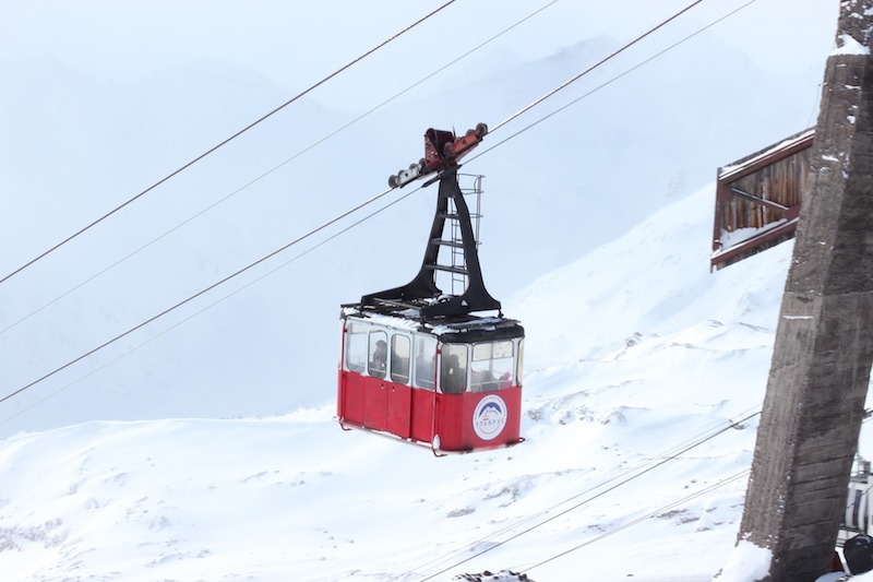 mount elbrus lift - europe's highest mountain