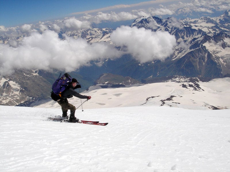 ski mount elbrus europe's highest mountain