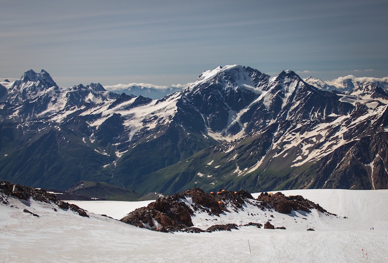 mount elbrus in russia - europe's highest mountain