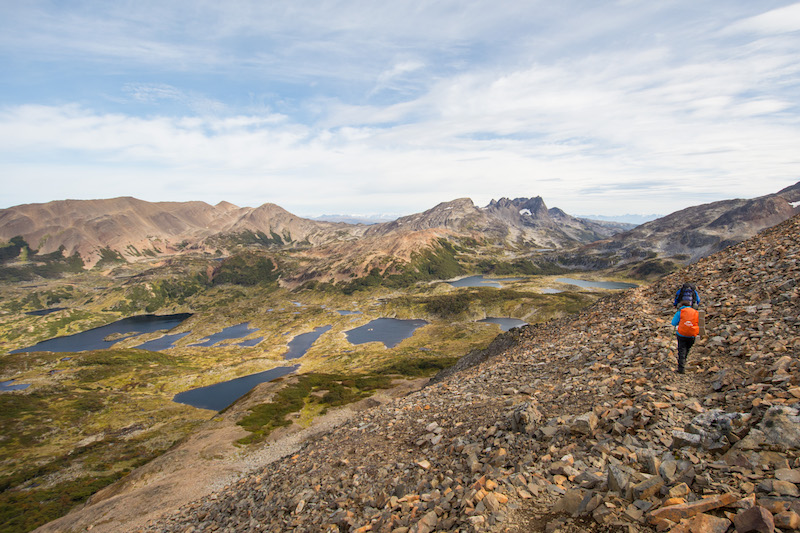 patagonia hiking trails dientes de Navarino