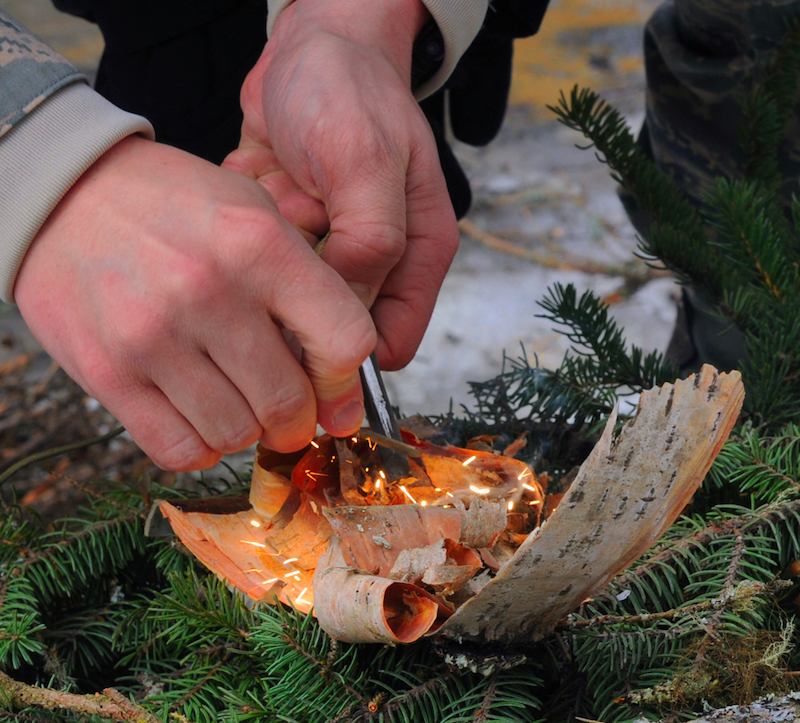 Survival Skills: lighting a fire