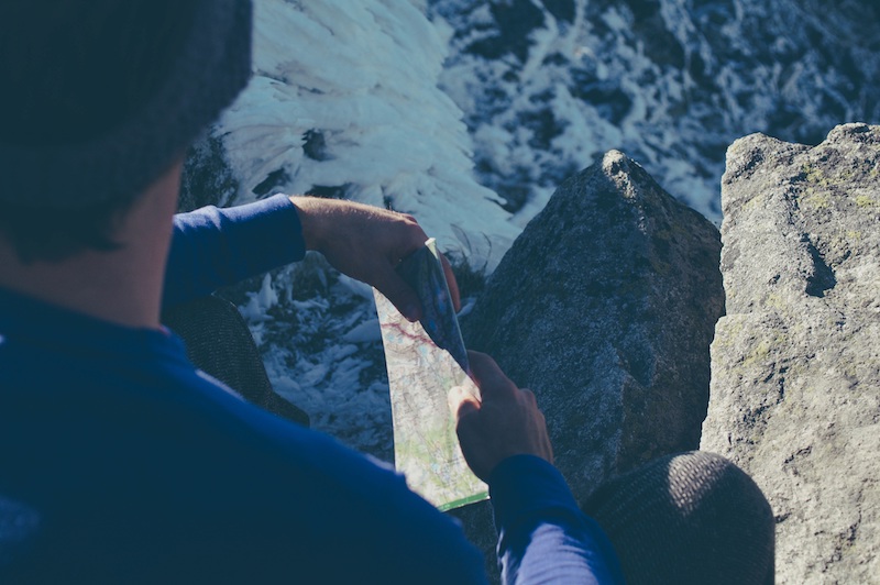 how to plan a route in the mountains