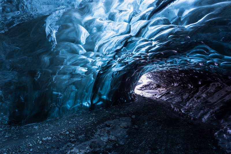 ice caves in iceland - best hiking in Iceland 