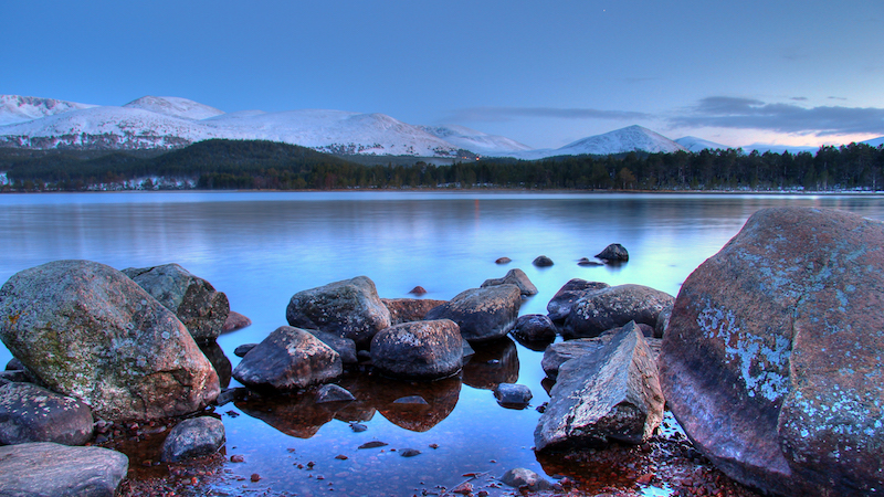 loch morlich - best cold weather walks in scotland