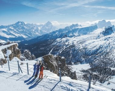 views from lagazoui - winter adventures