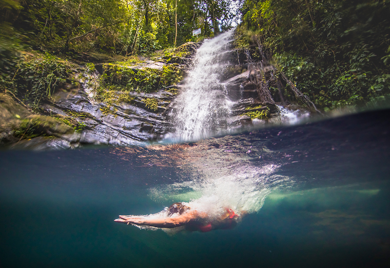 waterfall avdenutures in belize