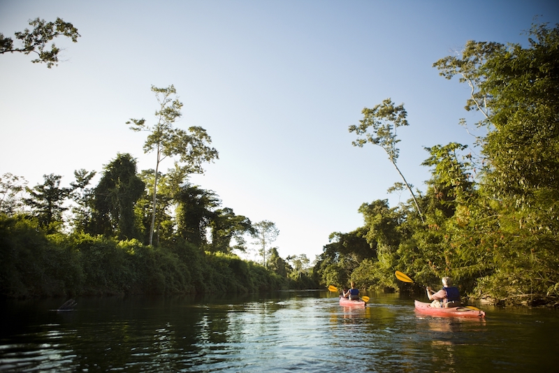 adventure kayaking in belize