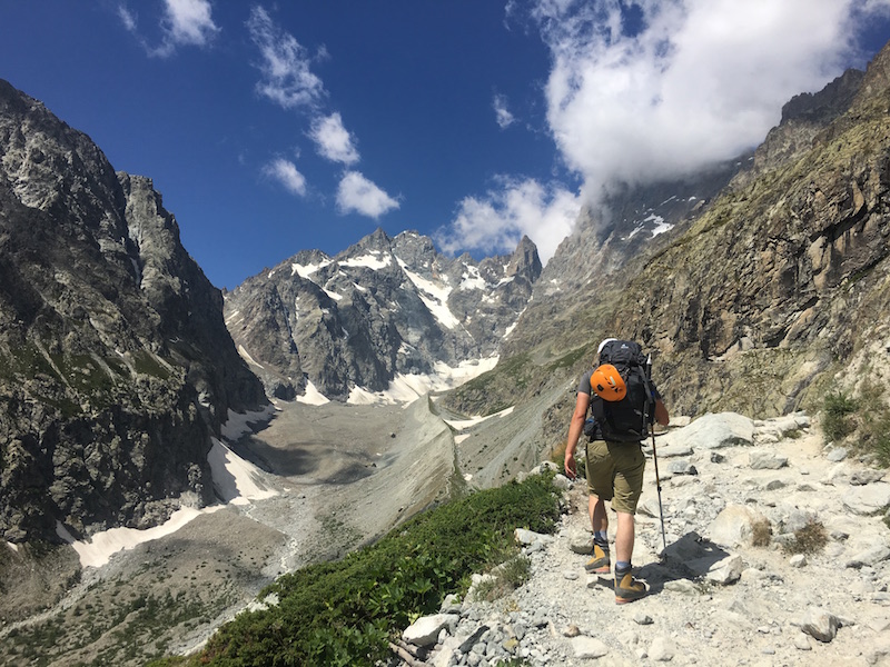 La Sportiva Nepal Extreme boots in action