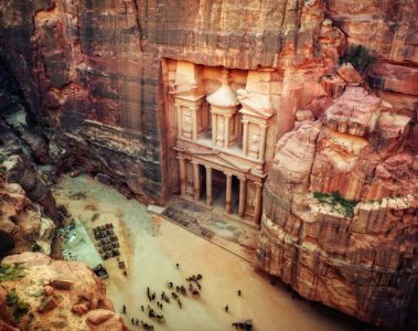 Petra from above