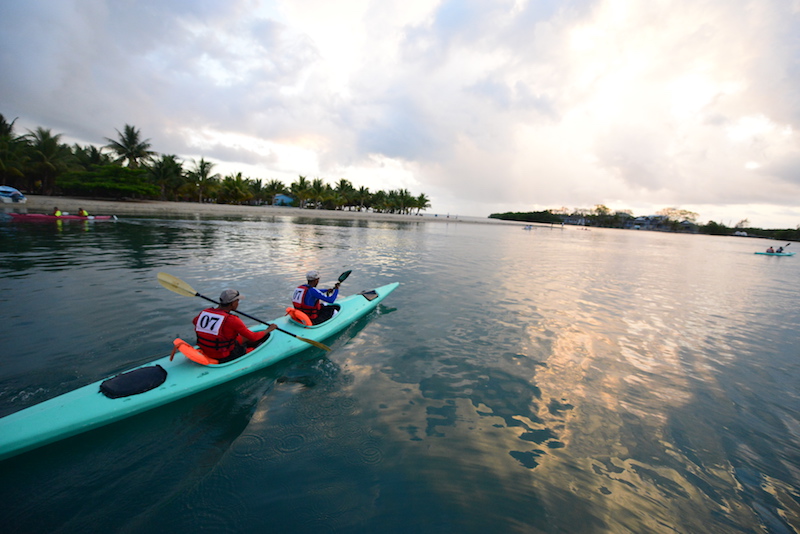 BTB love sea challenge sea kayaking event in belize