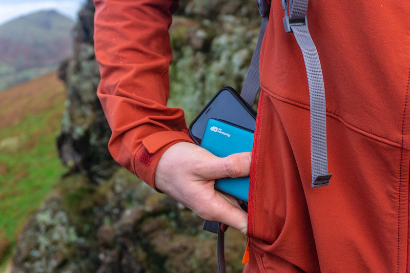 the GP batteries power bank came in handy in the Shropshire Hills