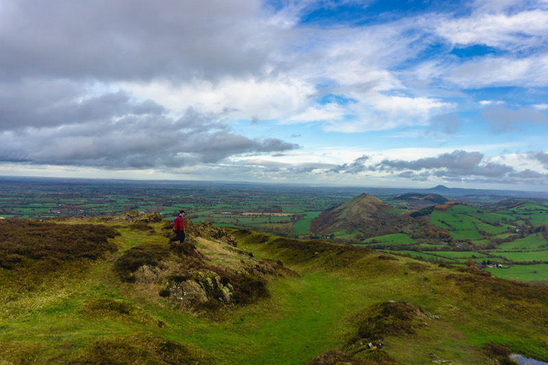 hiking in the Shropshire Hills