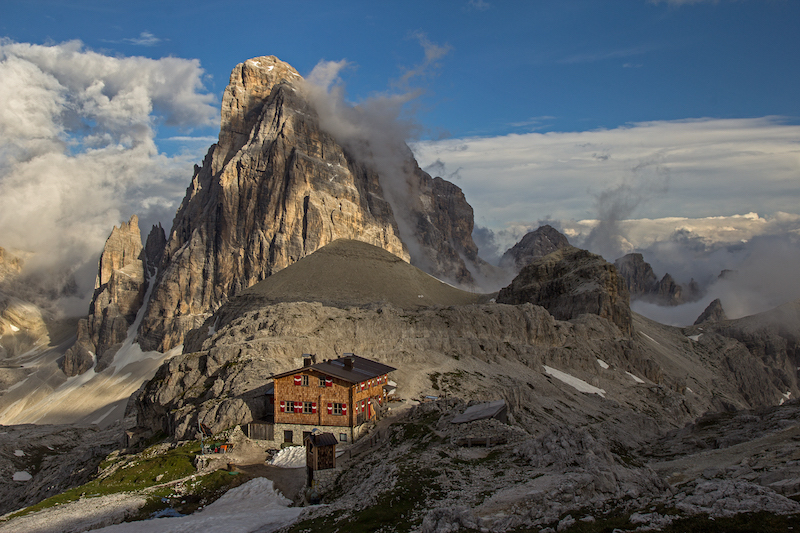 mountain hut accomodation alta pusteria alpine ridgeway