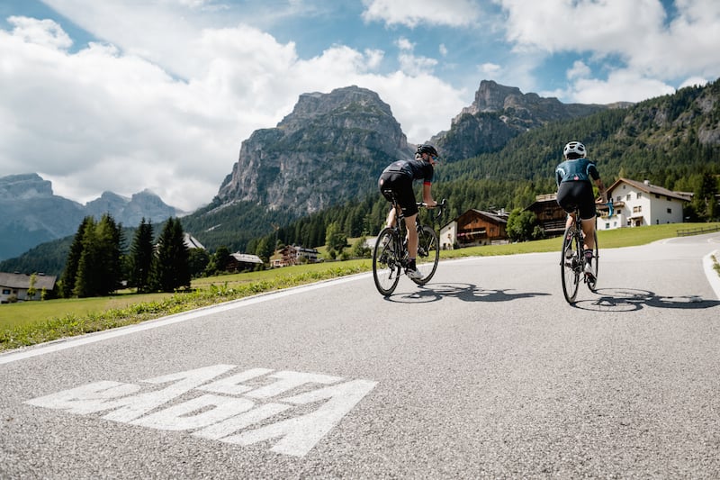 Cycling through the Dolomites