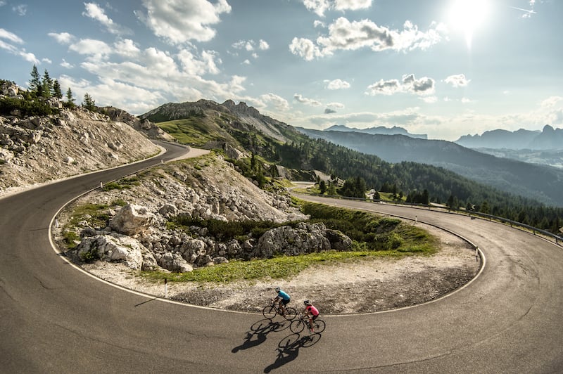 Cycling in Alta Badia, the Dolomites