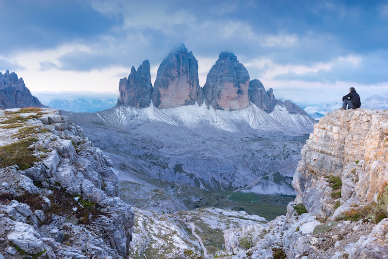 The Three Peaks in the Dolomites