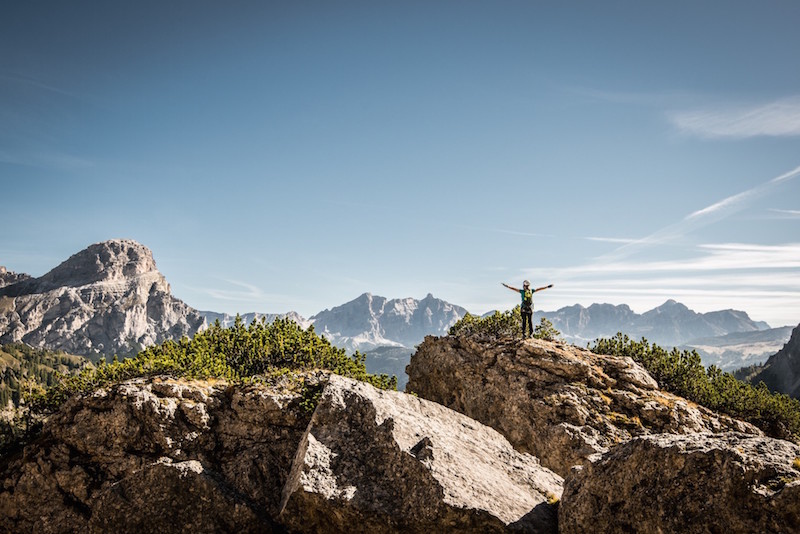 Via ferrata in the Dolomites