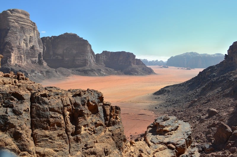 wadi rum jordan trail best hiking in jordan