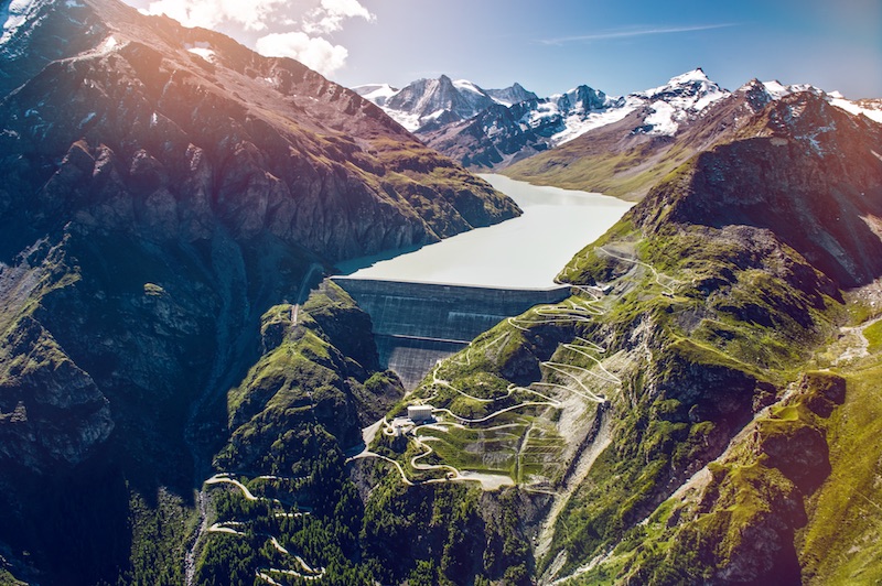 A view of the Grand Dixence Dam