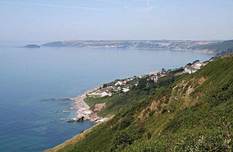 a View of Looe Bay, Cornwall 