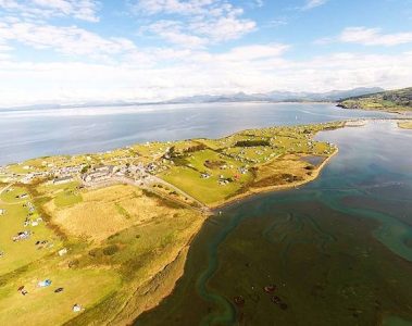 Shell island campsite, Wales