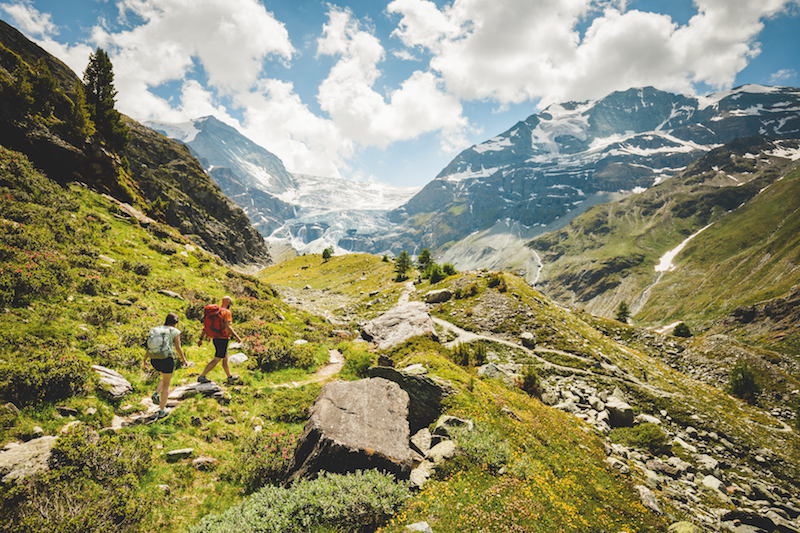 The best hiking route in Swiss Alps