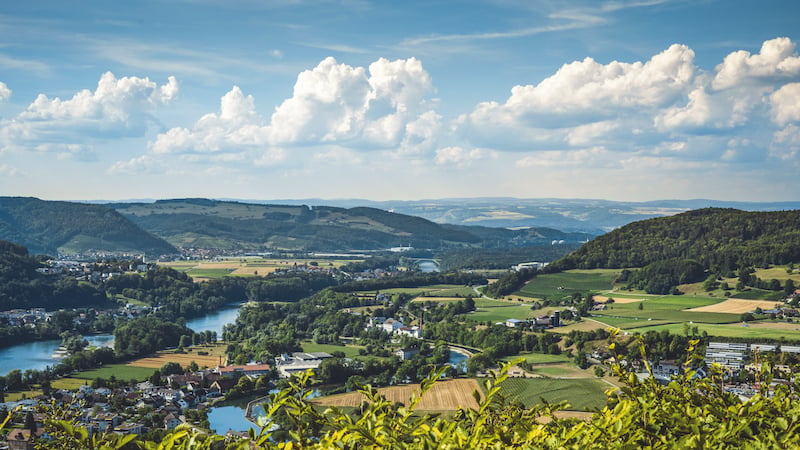 A view from Gebenstorfer Horn on the Jura Crest Taril