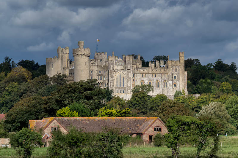 Arundel castle view 