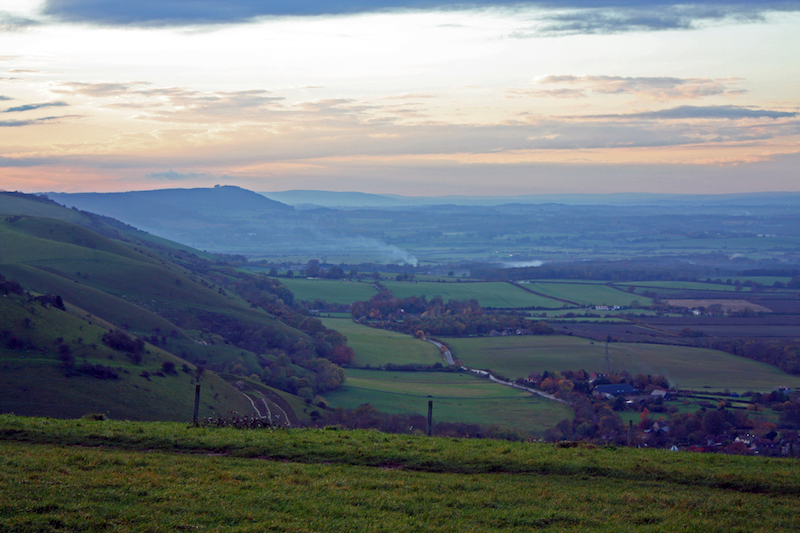 Sunrise at Devil's Dyke, South Downs Walks