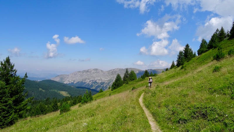 a beautiful valley in the Albanian Alps, part of the Peaks of the Balkans circuit and one of the most remote hiking trails in europe