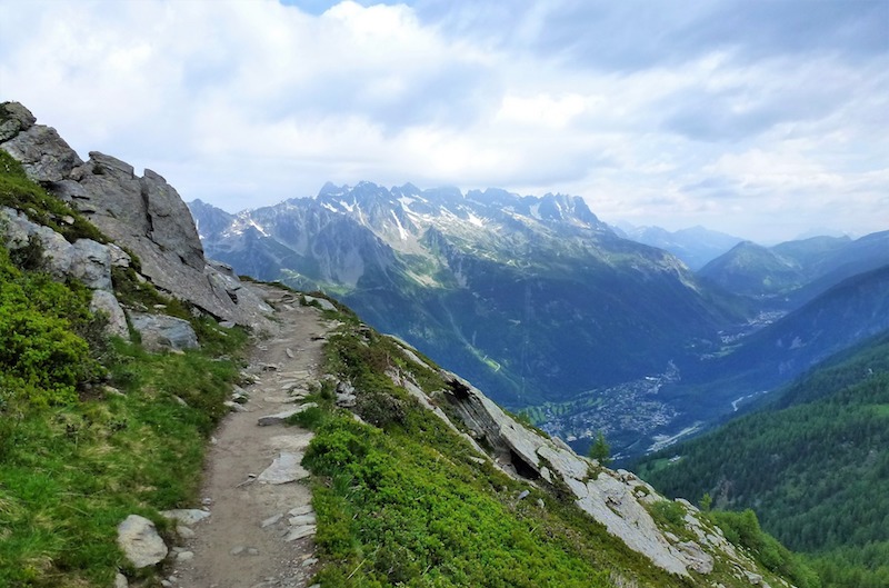 A path of the famous Pyrean Haute Route, one of the most remote hiking trails in europe