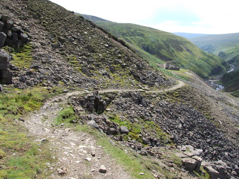 Gunnerside Gill in the Yorkshire Dales, one of the most epic mountain bike routes in the UK