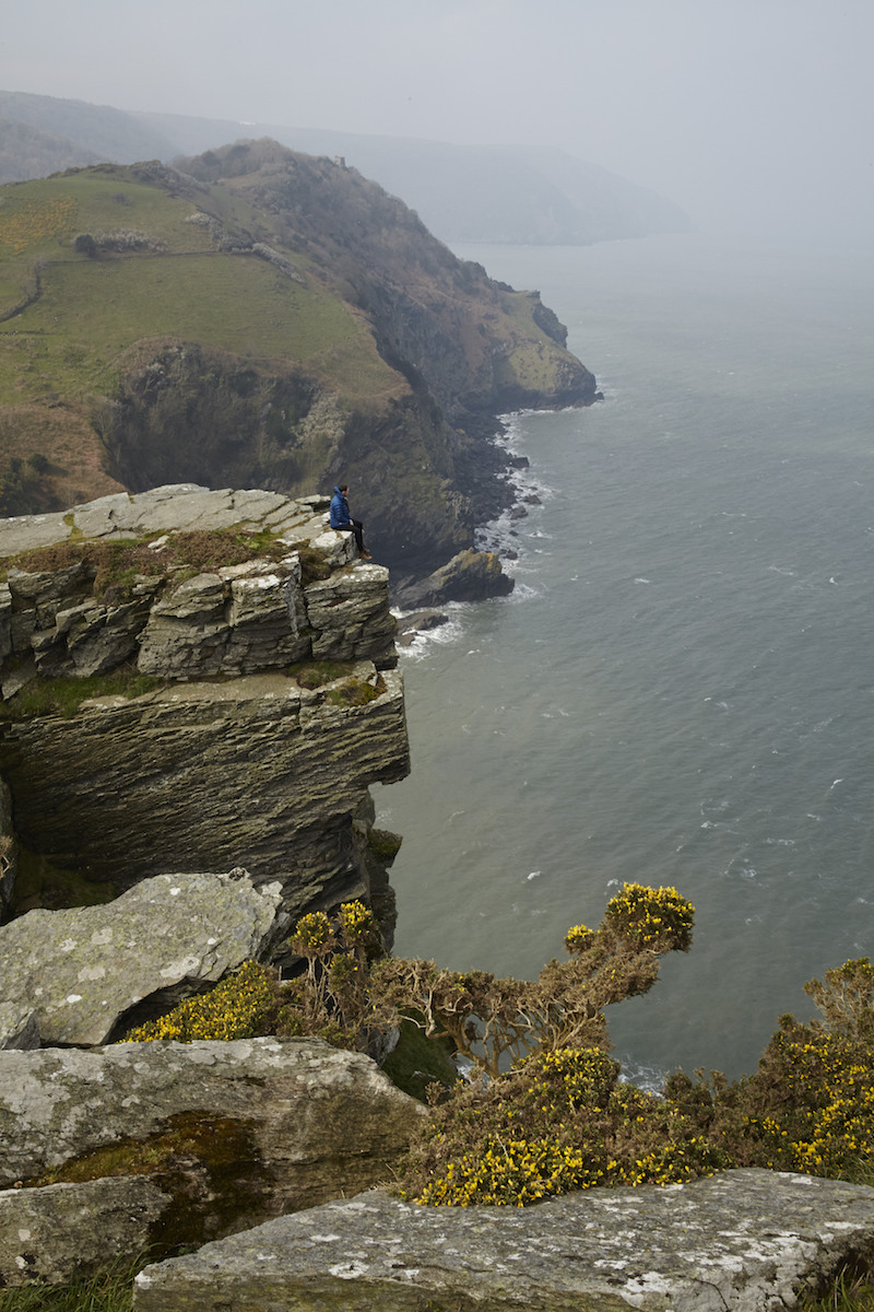 The Valley of Rocks in Devon