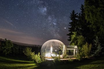 Bubble hotel, unique places to stay in europe