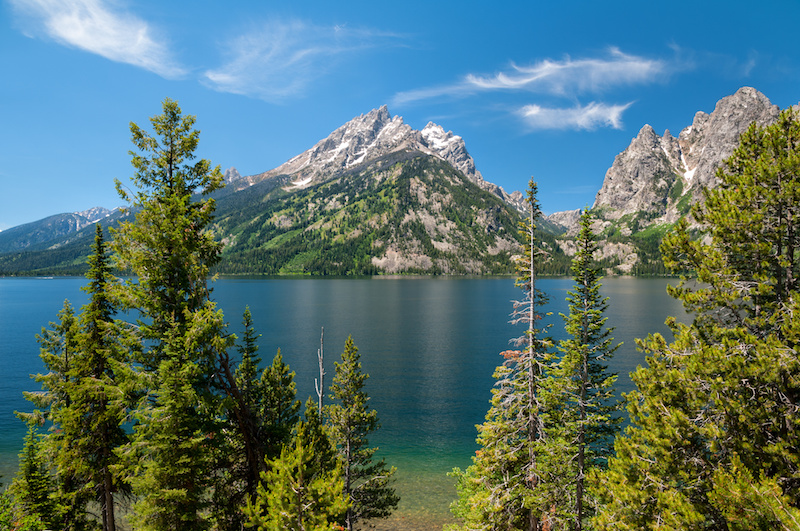 Lake Louise in the Grand Teton National Park, Wyoming.