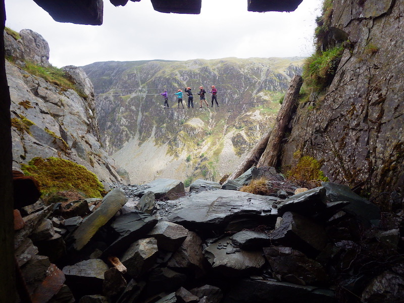 Via Ferrata at Honister Slate Mine