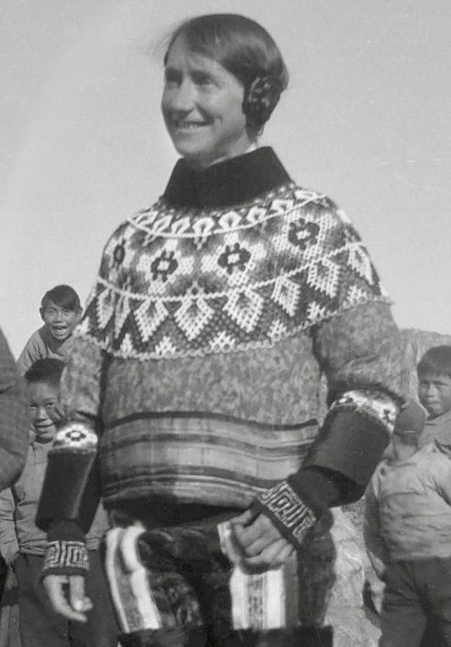 Isobel Wylie Hutchison in Greenland - Royal Scottish Geographical Soceity