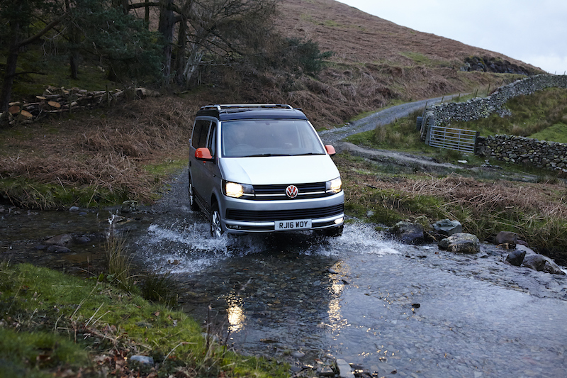 driving campervan 