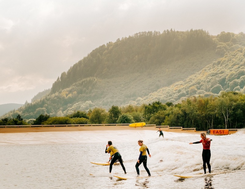 Surfing in Snowdonia