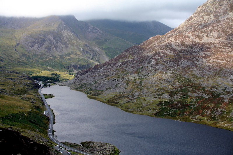 Llyn Ogwen as seen from above