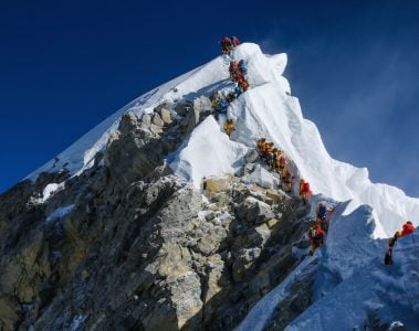 The Hillary Step on Everest