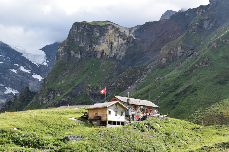 Rotstockhütte on the Via Alpina