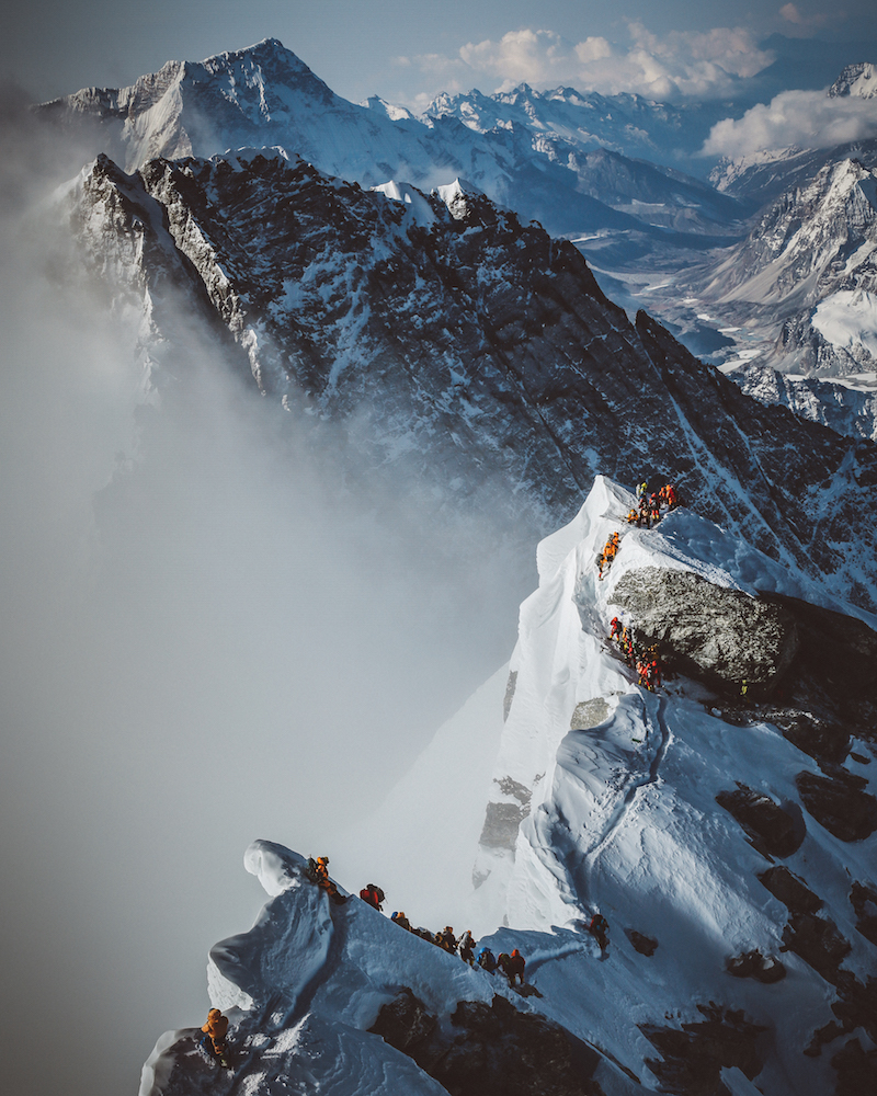 South Summit on Mount Everest